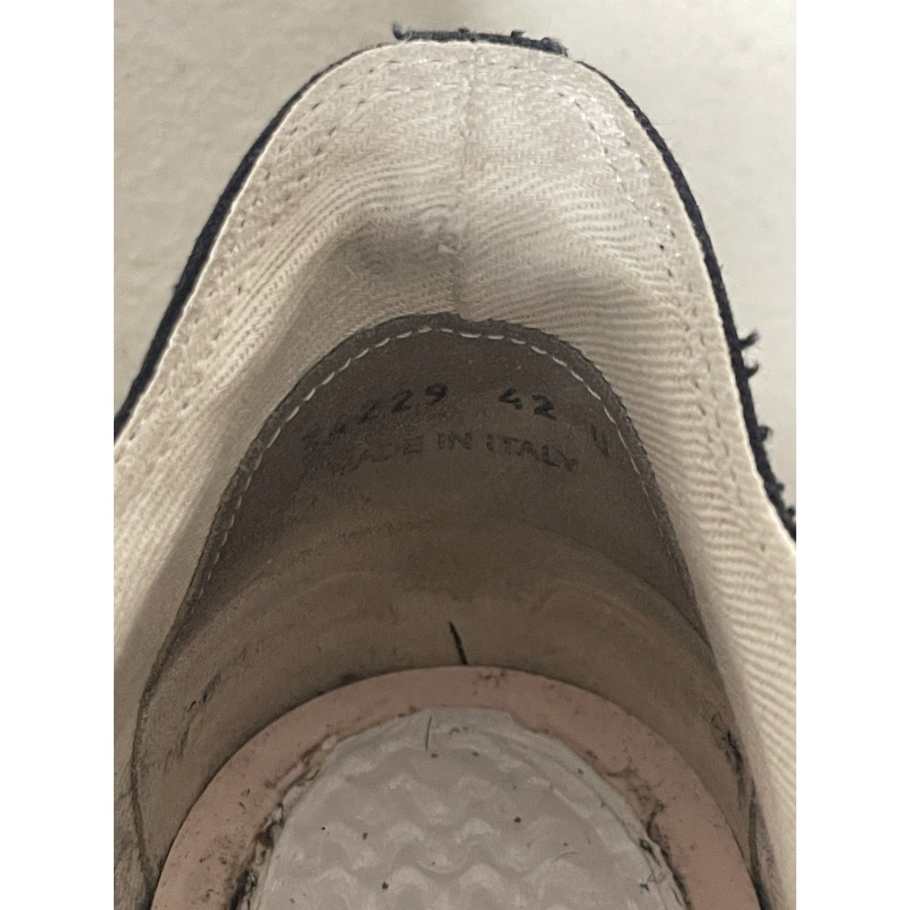 Rick Owens DRKSHDW Temple Jumbo Lace Low Canvas Ramones Black IT 42 / US 9 RARE! - Picture 11 of 16